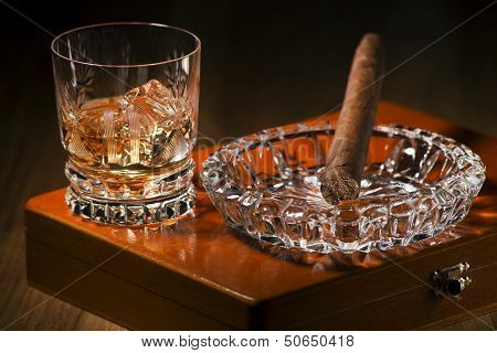 Cigar And Whiskey