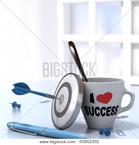 Successful Executive Concept