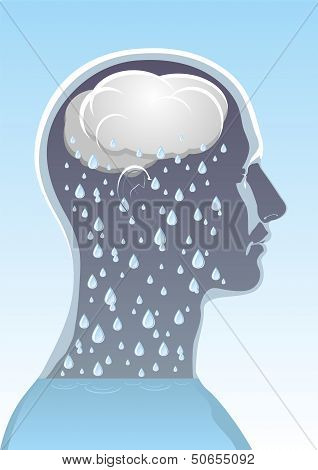 Rain man. Concept