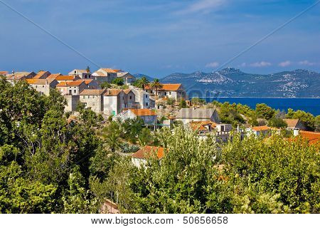 Adriatic Island Of Iz Village