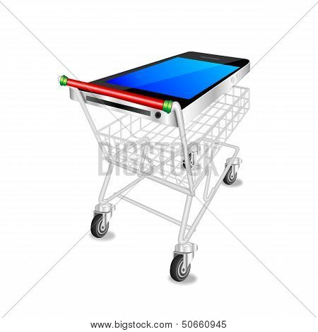 mobile shopping icon