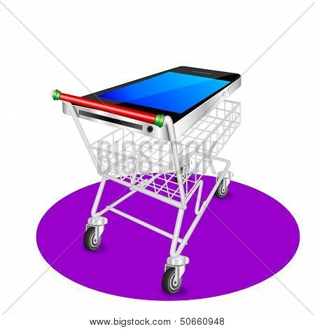 mobile shopping icon