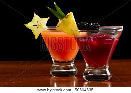 Tropical Fruit Cocktails