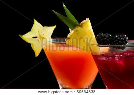 Tropical Fruit Cocktails