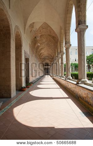 Santa Chiara Cloister, Naples, Italy