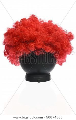 Red Curly Clown Wig