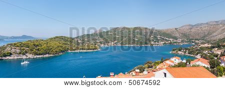 Bay Near Zaton In Croatia