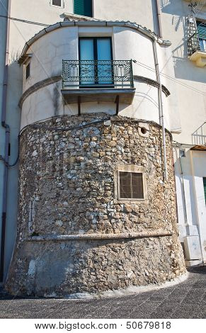 City walls. Rodi Garganico. Puglia. Italy.