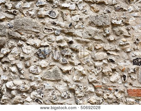 Flint Stone Wall