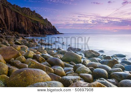Beautiful Cove At Dusk