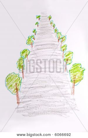 รูปวาดดินสอสี