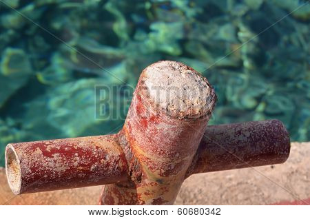Boat Tie Off in Cozumel
