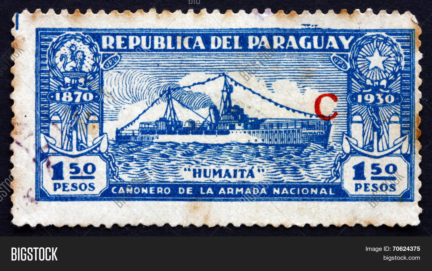 Postage Stamp Paraguay Image & Photo (Free Trial) Bigstock