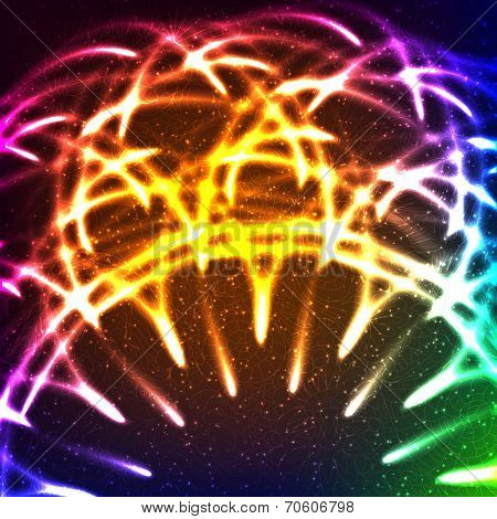 Abstract lights background. Vector illustration