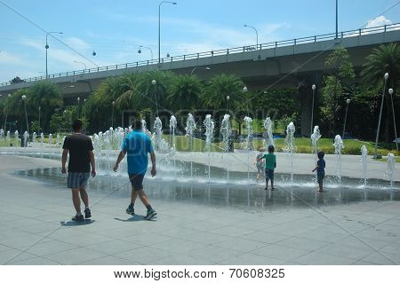 Garden fountain