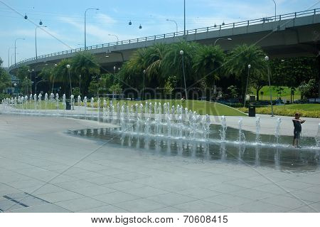 Garden fountain