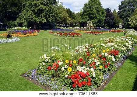 Jephson Gardens in Leamington Spa, Warwickshire