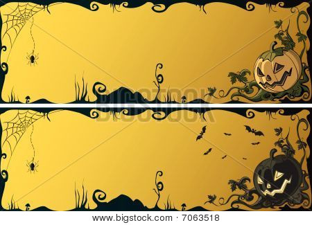 Halloween bannere