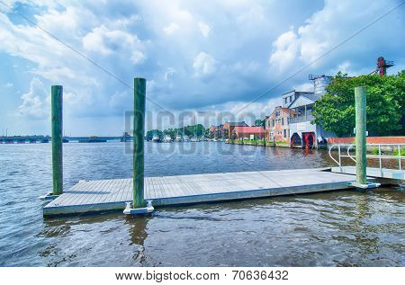 Waterfront Scenes In Washington North Carolina