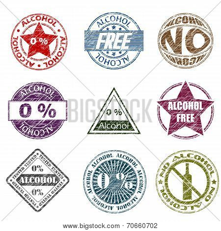 Alcohol Free Stamps