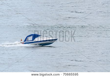 Sport Boat On Plane