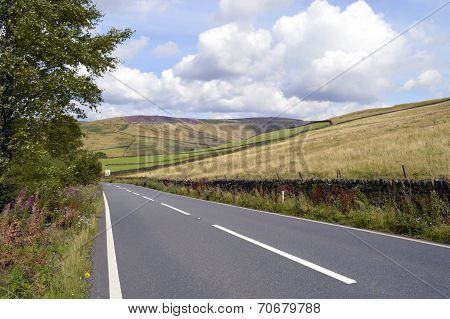 Glossop in Derbyshire, England UK
