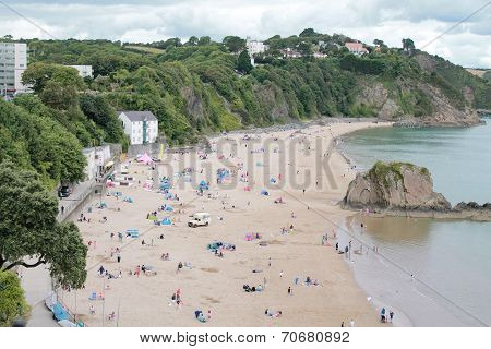 A busy beach