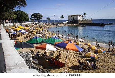 Salvador beach scene