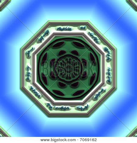 Mandala-östlichen abstract design