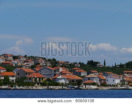 The isle Kaprije in the Mediterranean