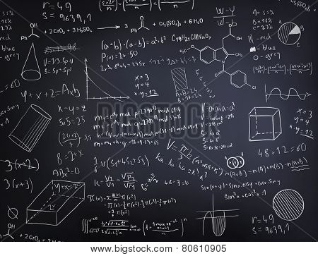 Black chalkboard