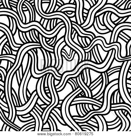 Tangled doodle pattern