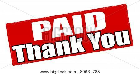 Paid Thank You