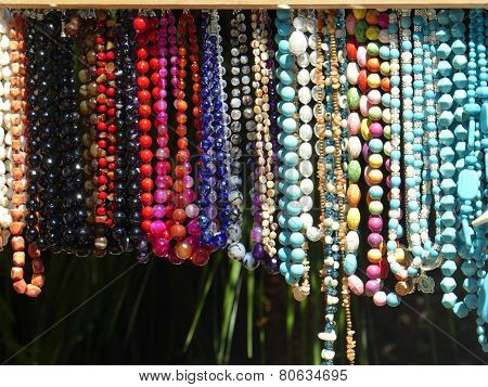 colorful necklaces