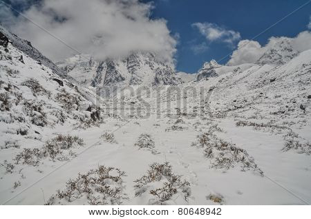 Himalayas Near Kanchenjunga