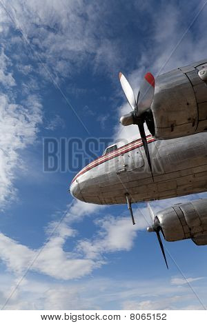 Restauré Vintage avion Dc-3