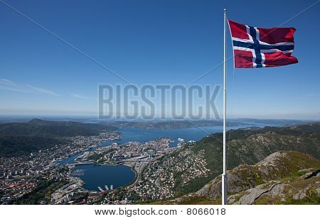 Bergen set fra Ulriken