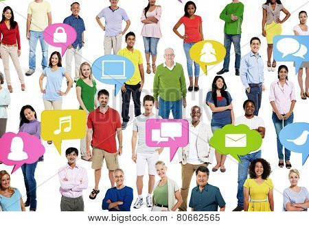 Diversity People Social Networking Communication Community Concept