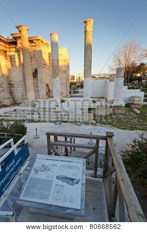Hadrian's Library, Athens.