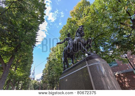 Boston Paul Revere Statue