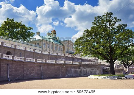 Russia. Petersburg. Oranienbaum (Lomonosov). lower park. Big Menshikovsky palace.