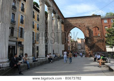 Colonne di San Lorenzo in Milan