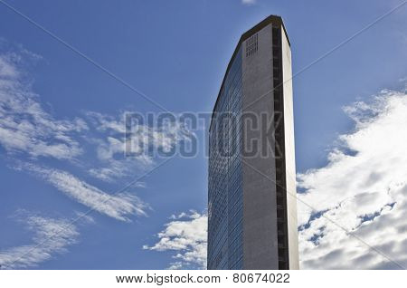 Pirelli Skyscraper Building In Milan