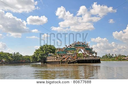 Floating Pearl Temple, Ho Chi Minh City, Vietnam.