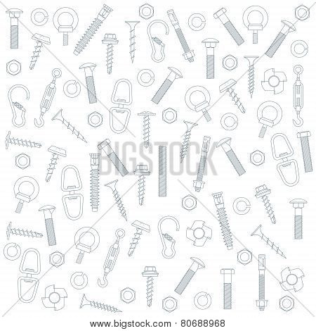 Seamless nuts and bolts