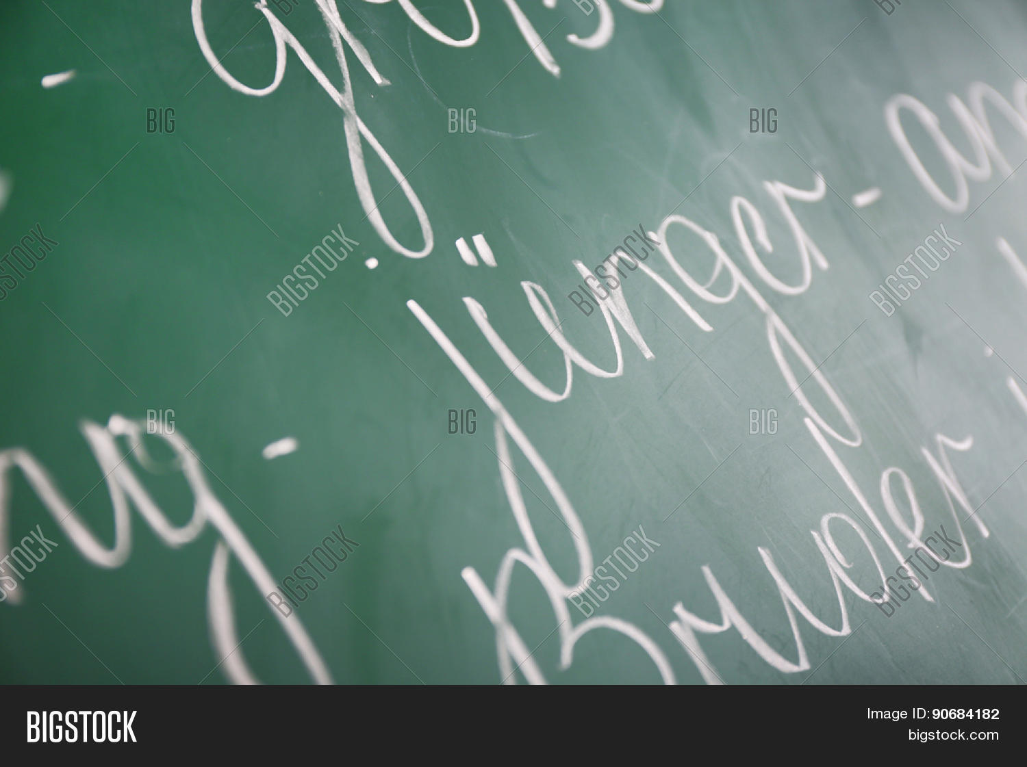 Grammar Sentences On Blackboard Image & Photo Bigstock