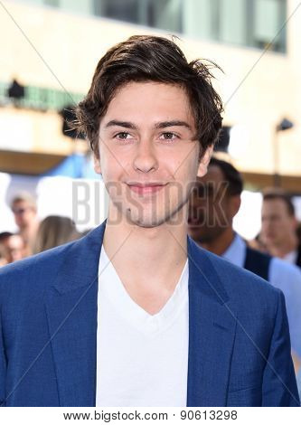 LOS ANGELES - APR 12:  Nat Wolff arrives to the MTV Movie Awards 2015  on April 12, 2015 in Hollywood, CA                