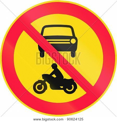 No Motor Vehicles In Finland