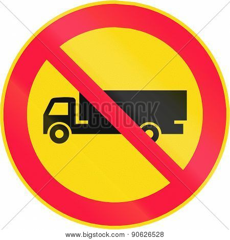 No Lorries In Finland