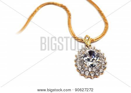 Golden pendant